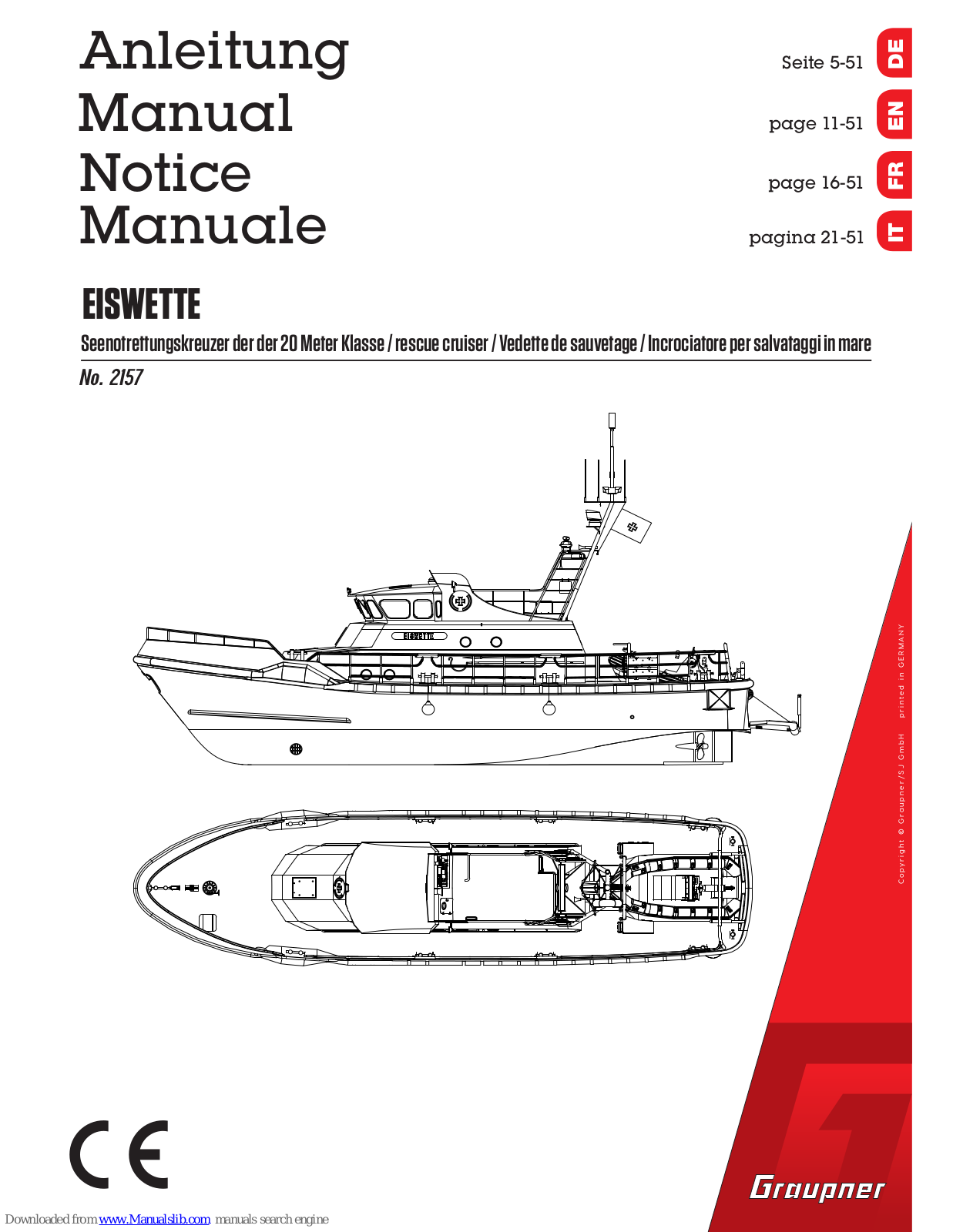 GRAUPNER eiswette 2157 User Manual