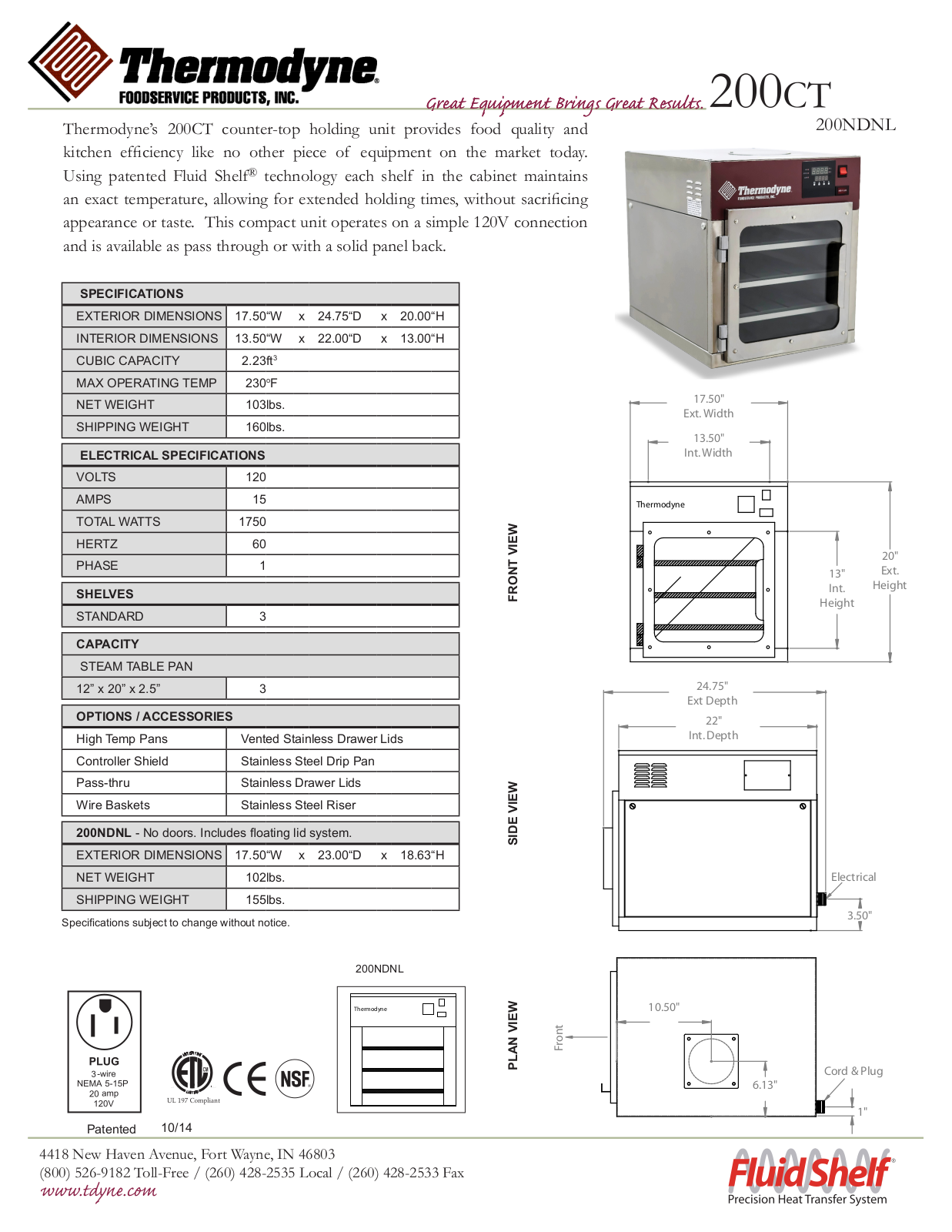 Thermodyne 200CT User Manual