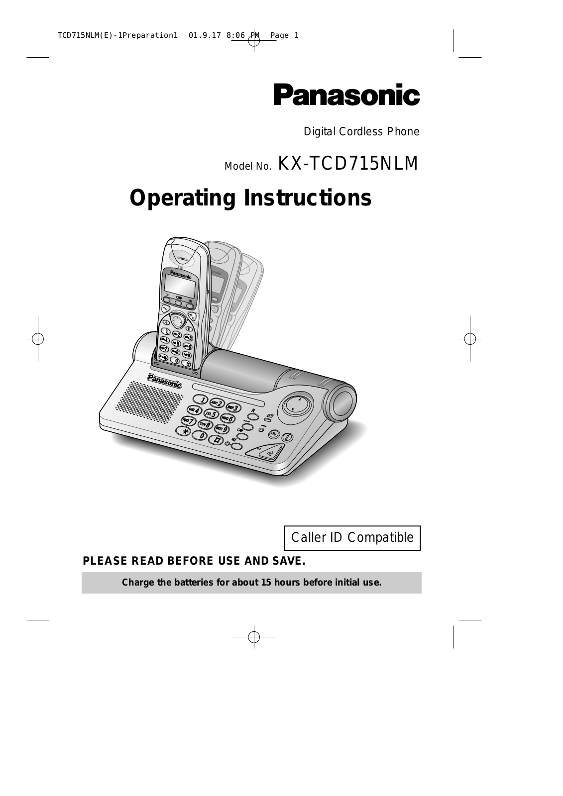 Panasonic KX-TCD715NLM User Manual