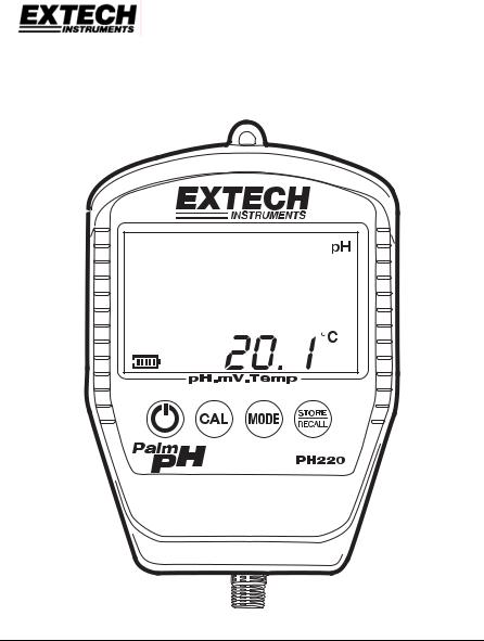 Extech PH220 Operating Manual