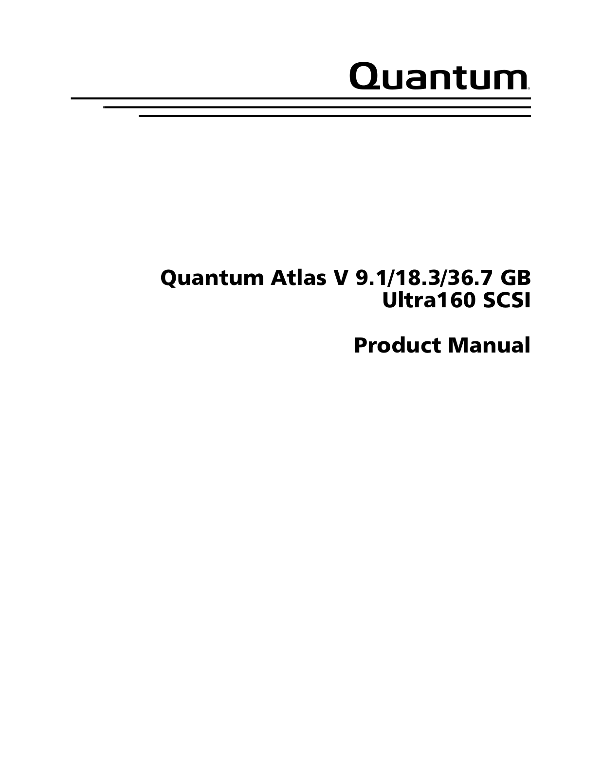 Seagate ATLAS V User Manual