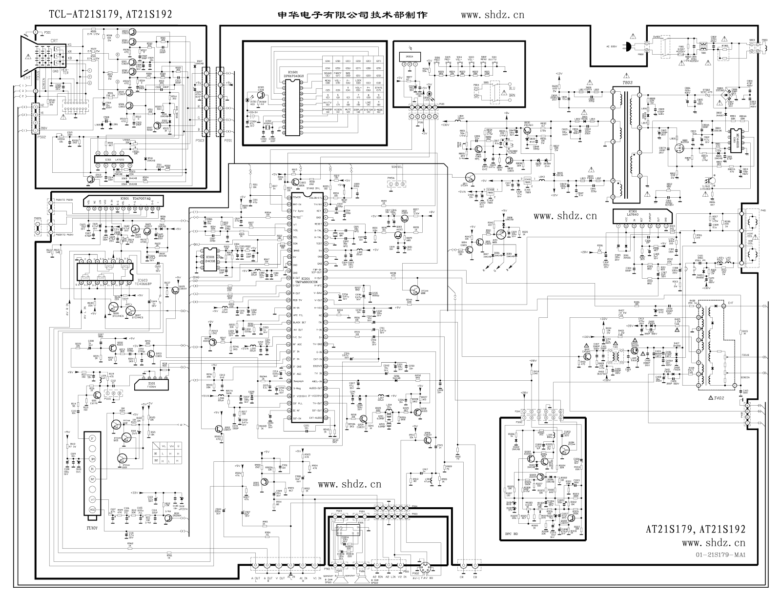 TCL AT21S179, AT21S192 Service Manual