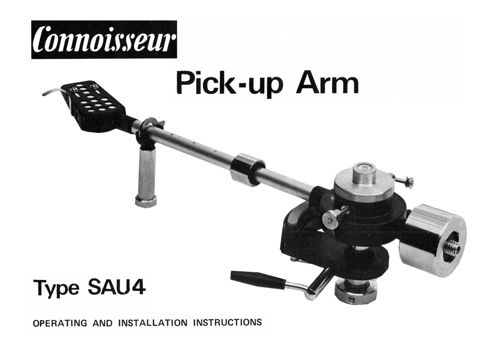 Connoisseur SAU-4 Owners Manual