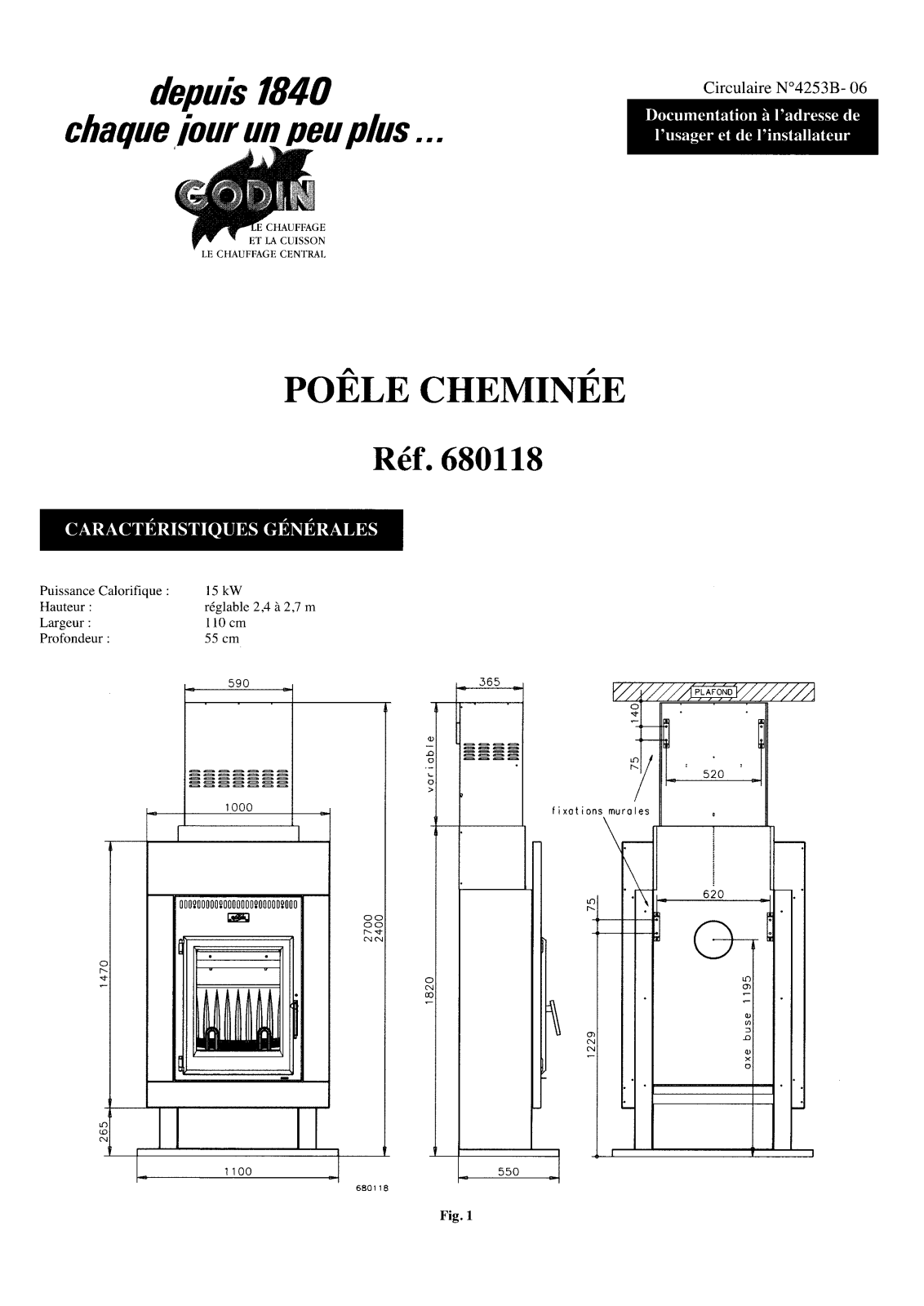 GODIN 680118 User Manual