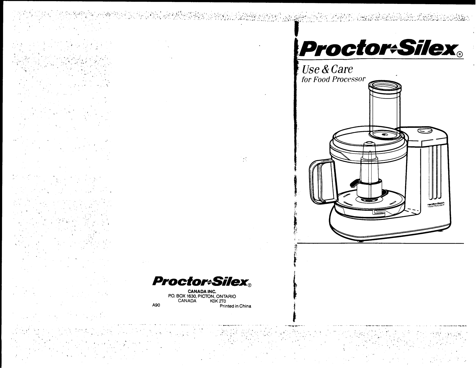 Proctor-Silex 70100 User Manual