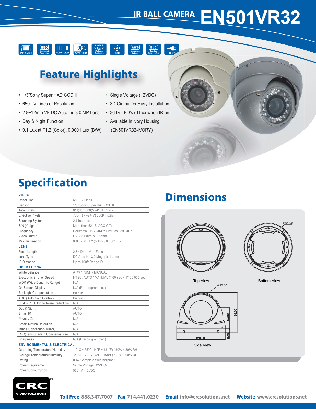 KT&C 16EHDN500 Specsheet