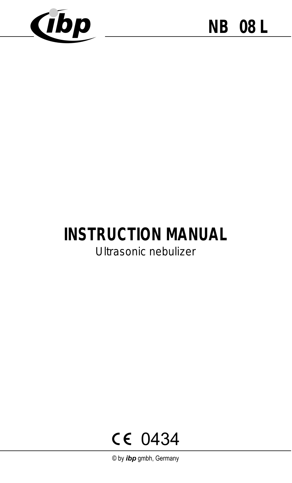 Ibp NB 08 L User Manual