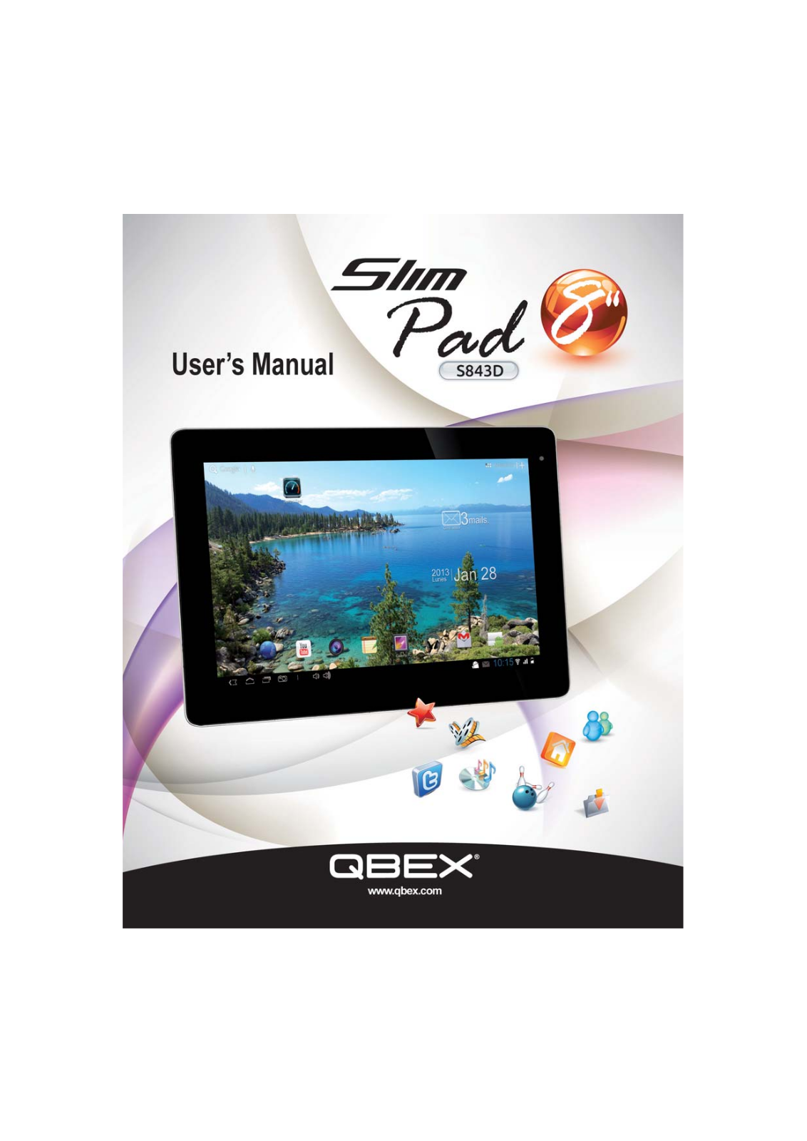 QBEX ELECTRONICS S843D User Manual