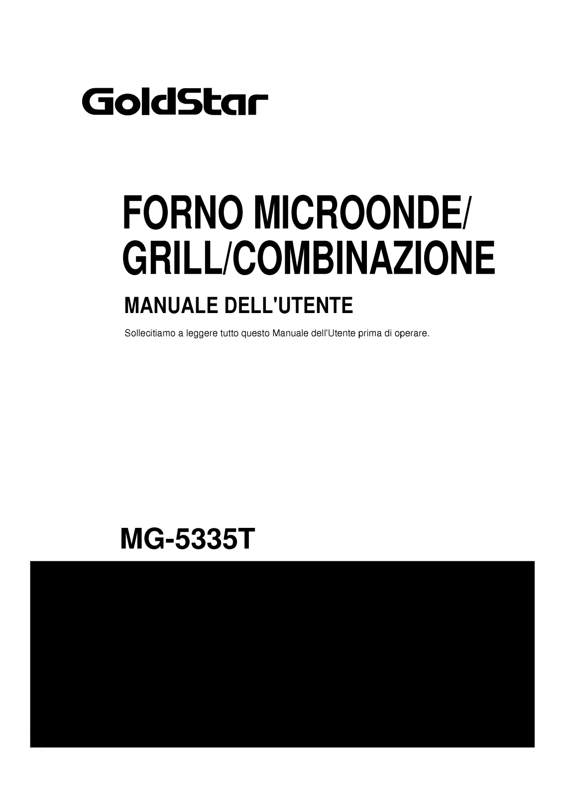 Goldstar MG-5335T User Manual