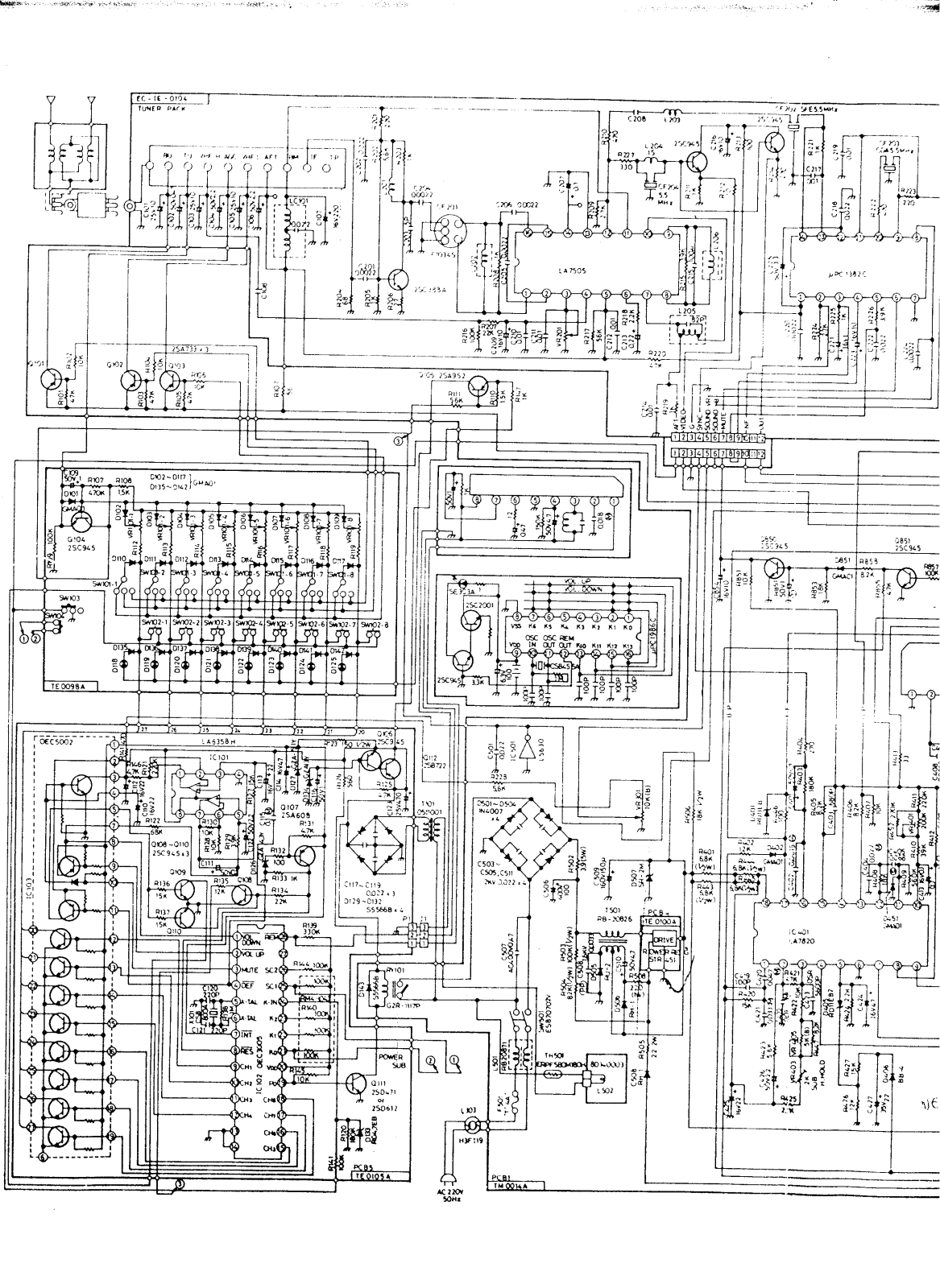 Panasonic FK 2943 Diagram