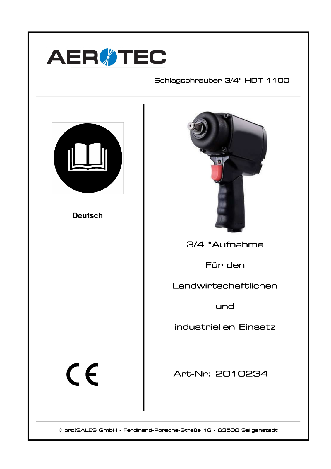 Aerotec HDT 1100 Service Manual