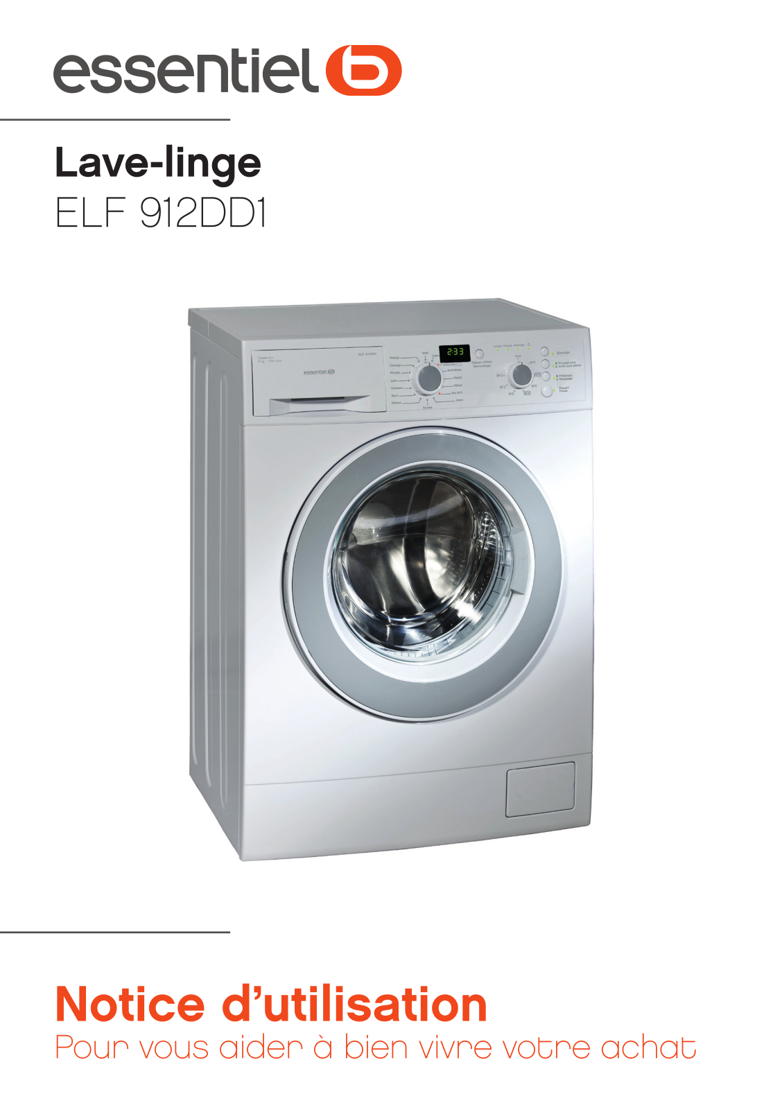 ESSENTIELB ELF912DD1 User Manual