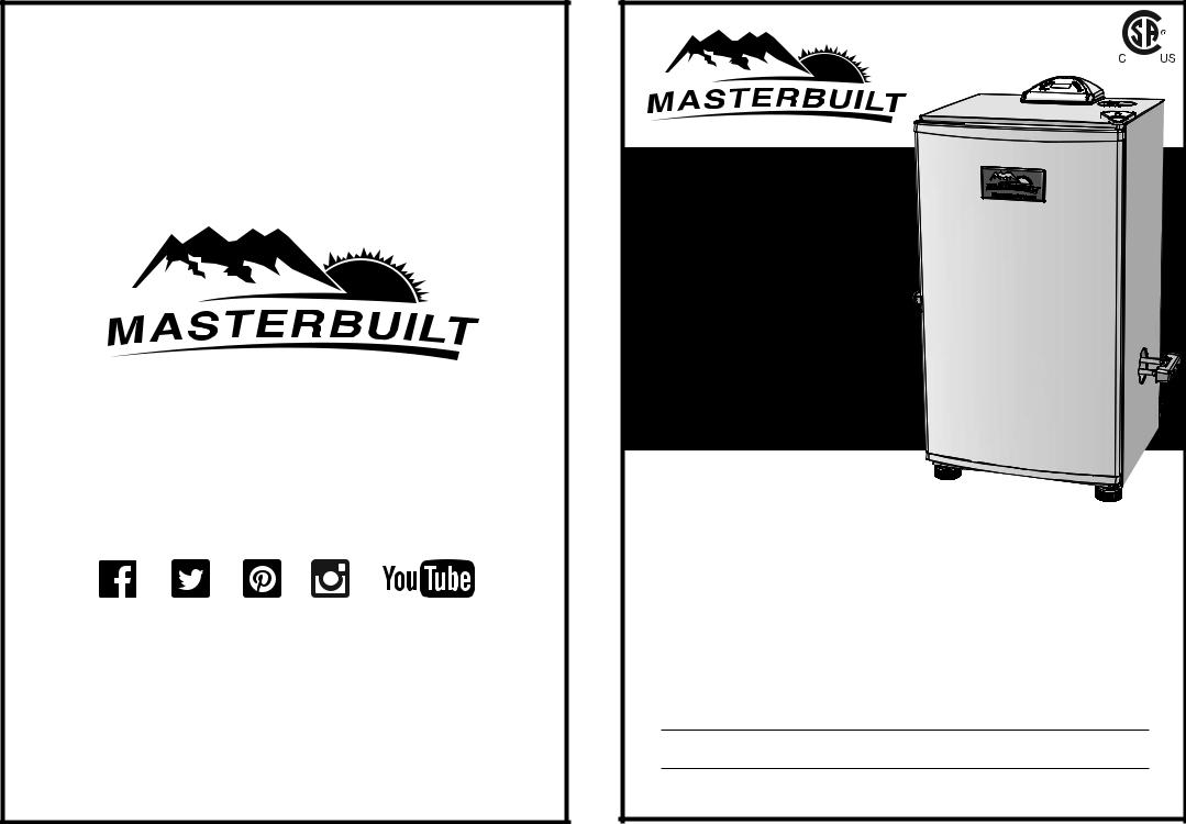 Masterbuilt 20071814 Owner's Manual