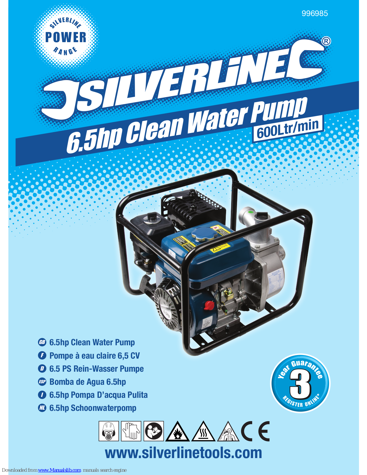 Silverline 996985 User Manual