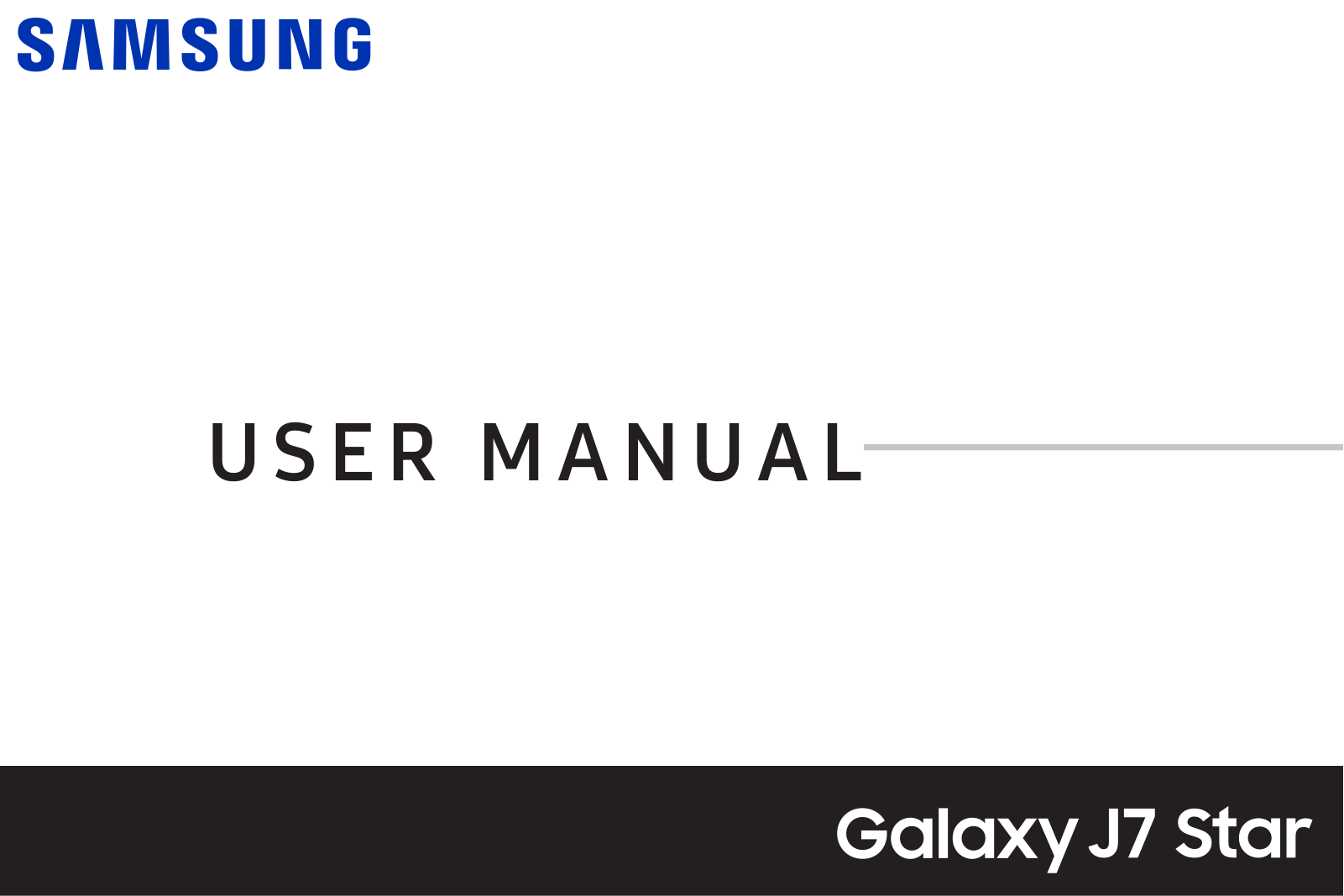 Samsung Galaxy J7 Star User Manual