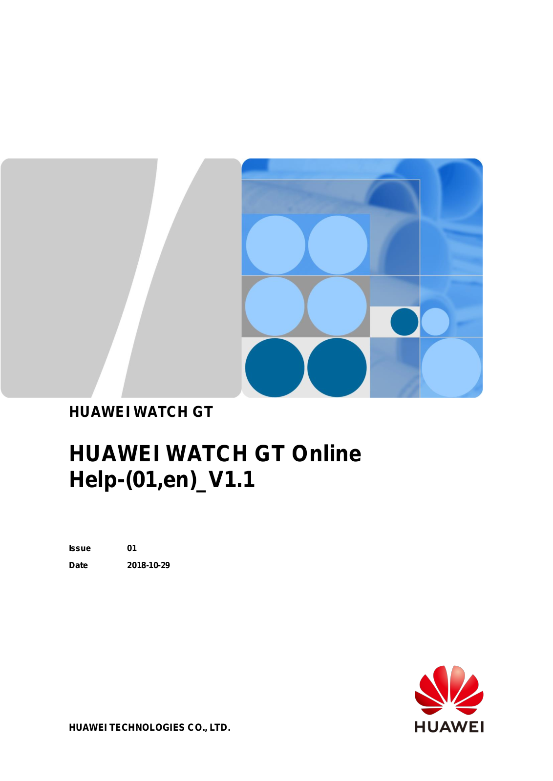 Huawei Watch GT Instruction Manual