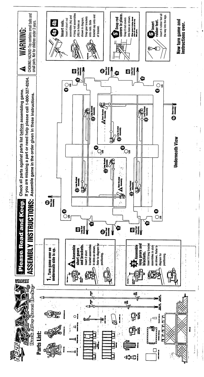 HASBRO Nerf B.A.S.H. Back Alley Street Hockey User Manual