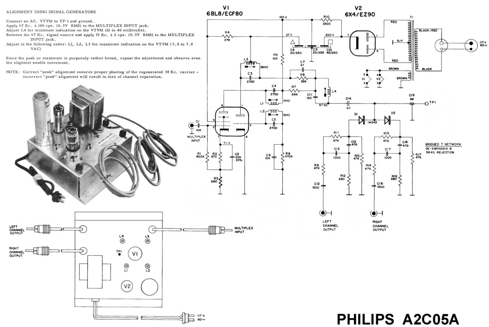 Philips a2co5a schematic