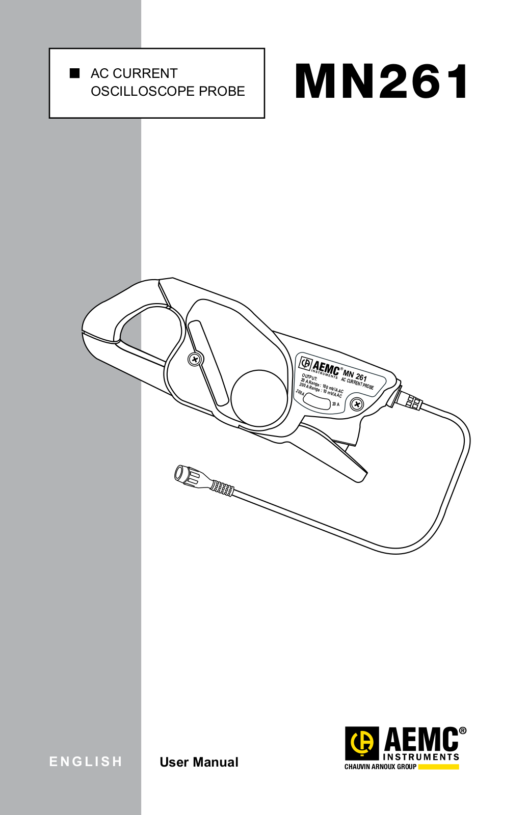 Aemc instruments MN261 User Manual