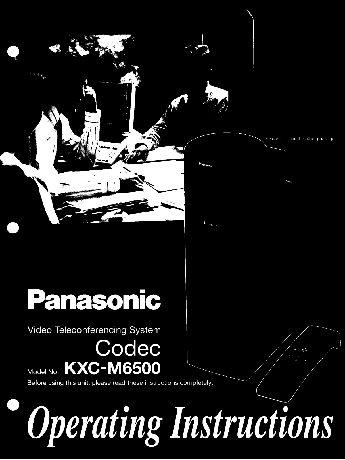 Panasonic kxc-m6500 Operation Manual