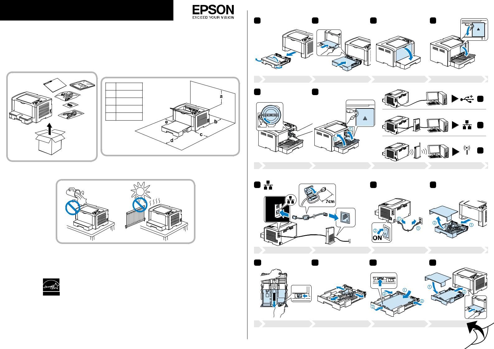 Epson AL-M200DN, AL-M200DW Setup Manual