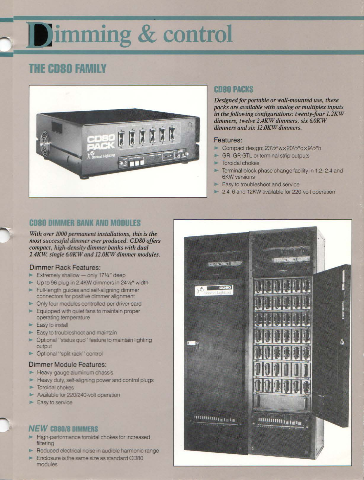 Strand Dimming and Control Brochure - ManualMachine.com