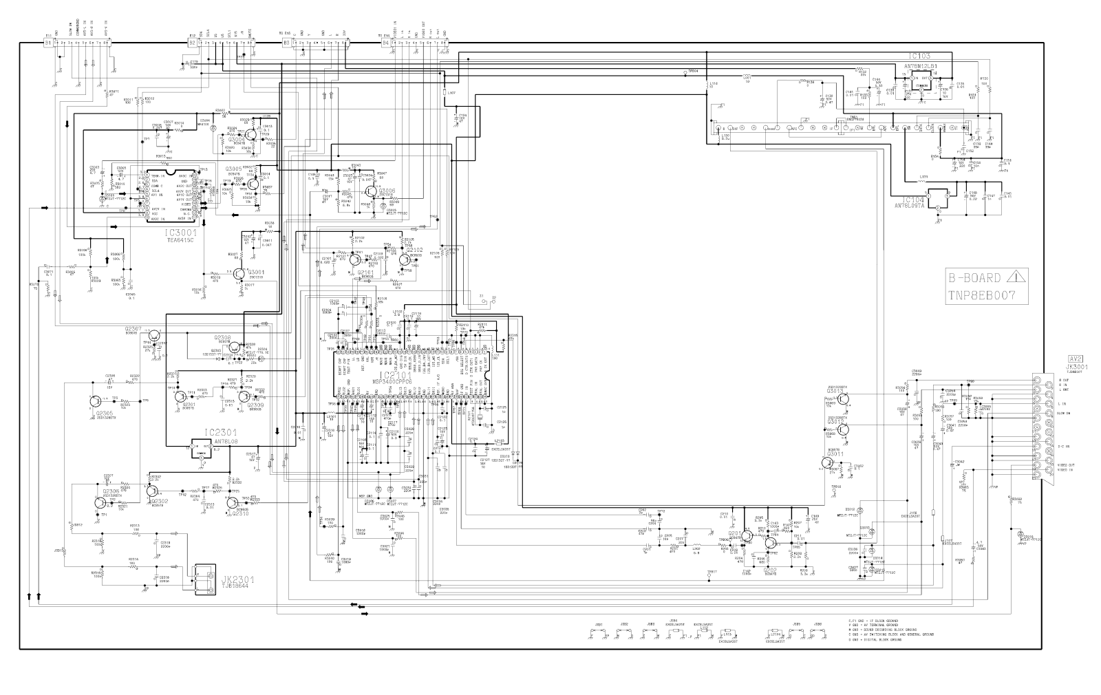 Panasonic TX 28MD3C Diagram