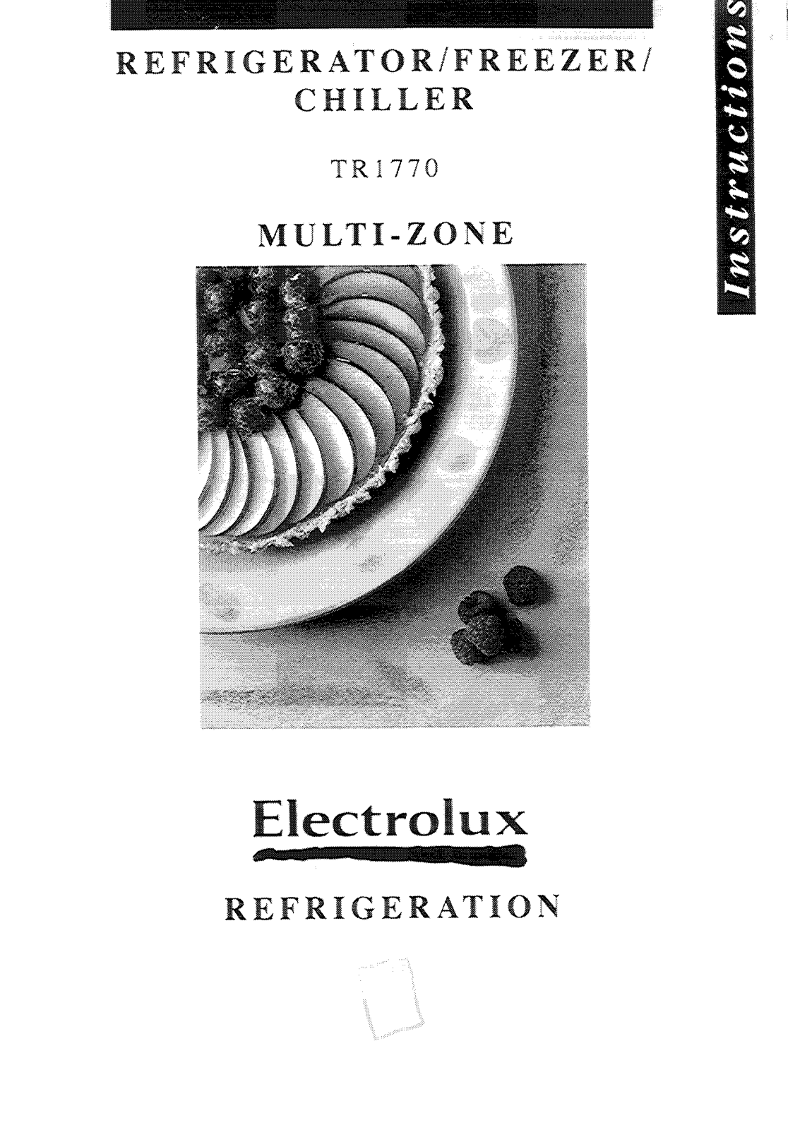 Electrolux TR1770 User Manual