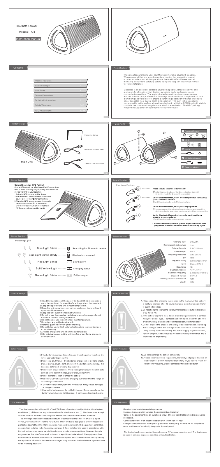 Shinetech ST 778 User Manual