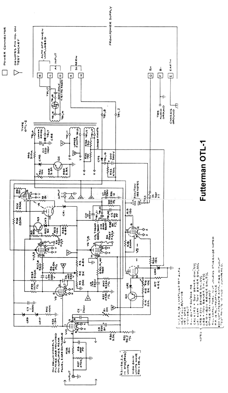 Futterman OTL-1 Schematic