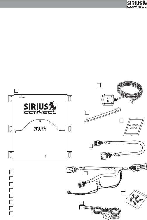 Sirius Satellite Radio SIR-GM1 User Manual 2