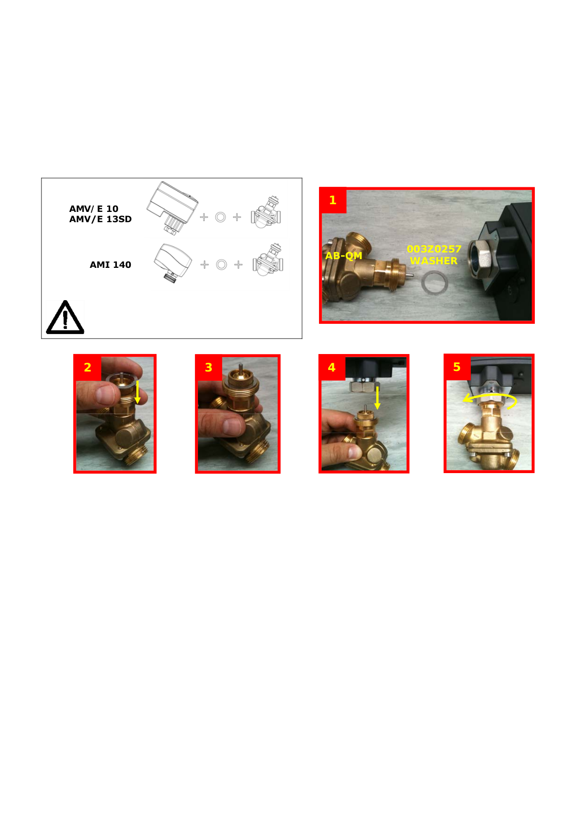 Danfoss AMV/E 10, AMV/E 13SD, AMI 140 Installation guide