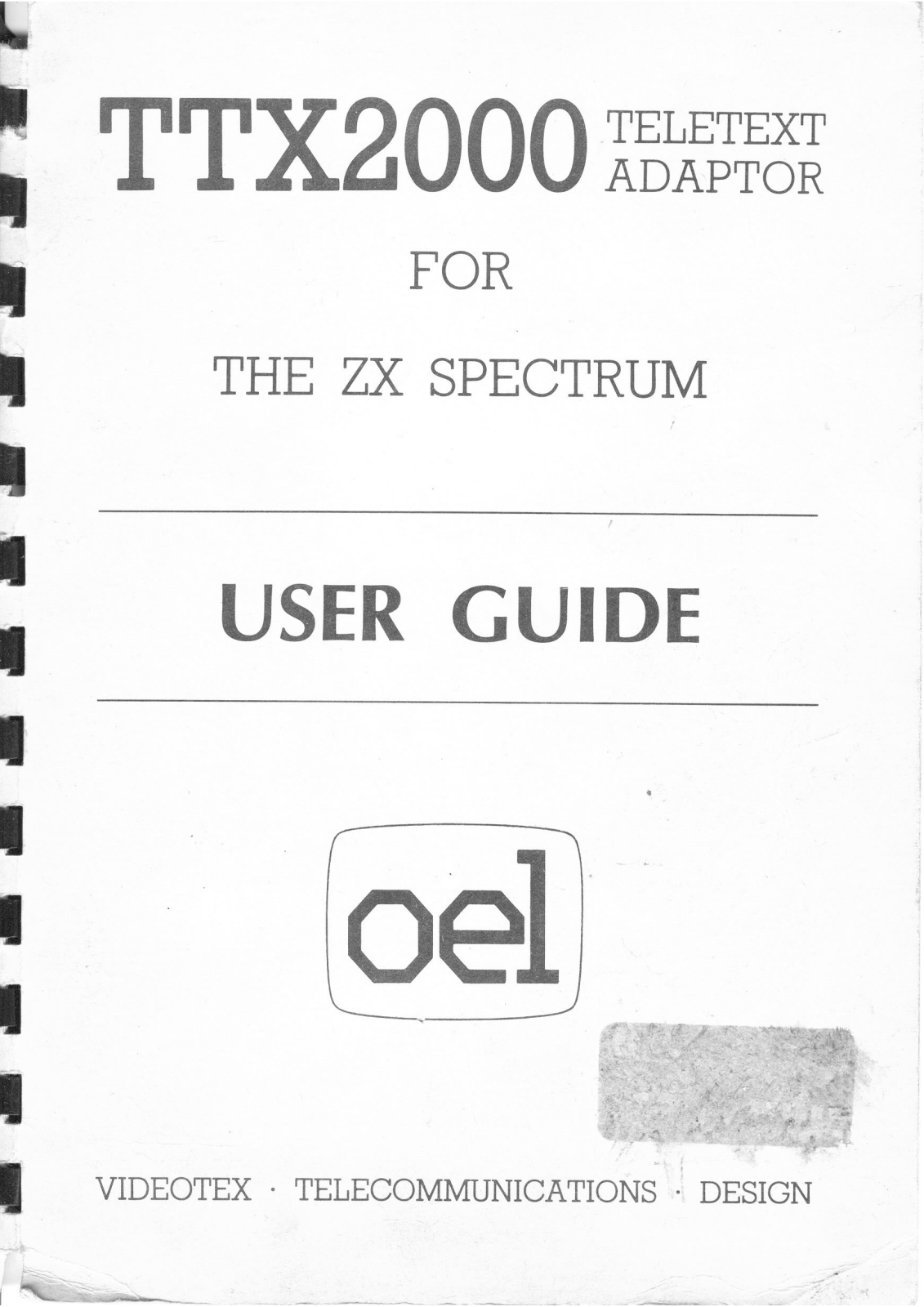 OEL TTX2000 User Manual