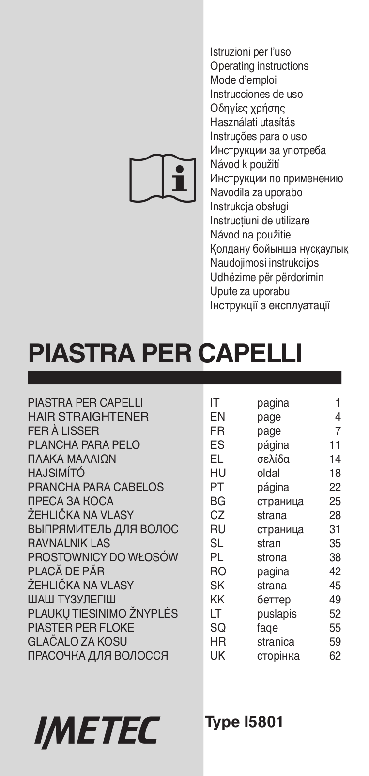 Bellissima 11094 B100 User Manual