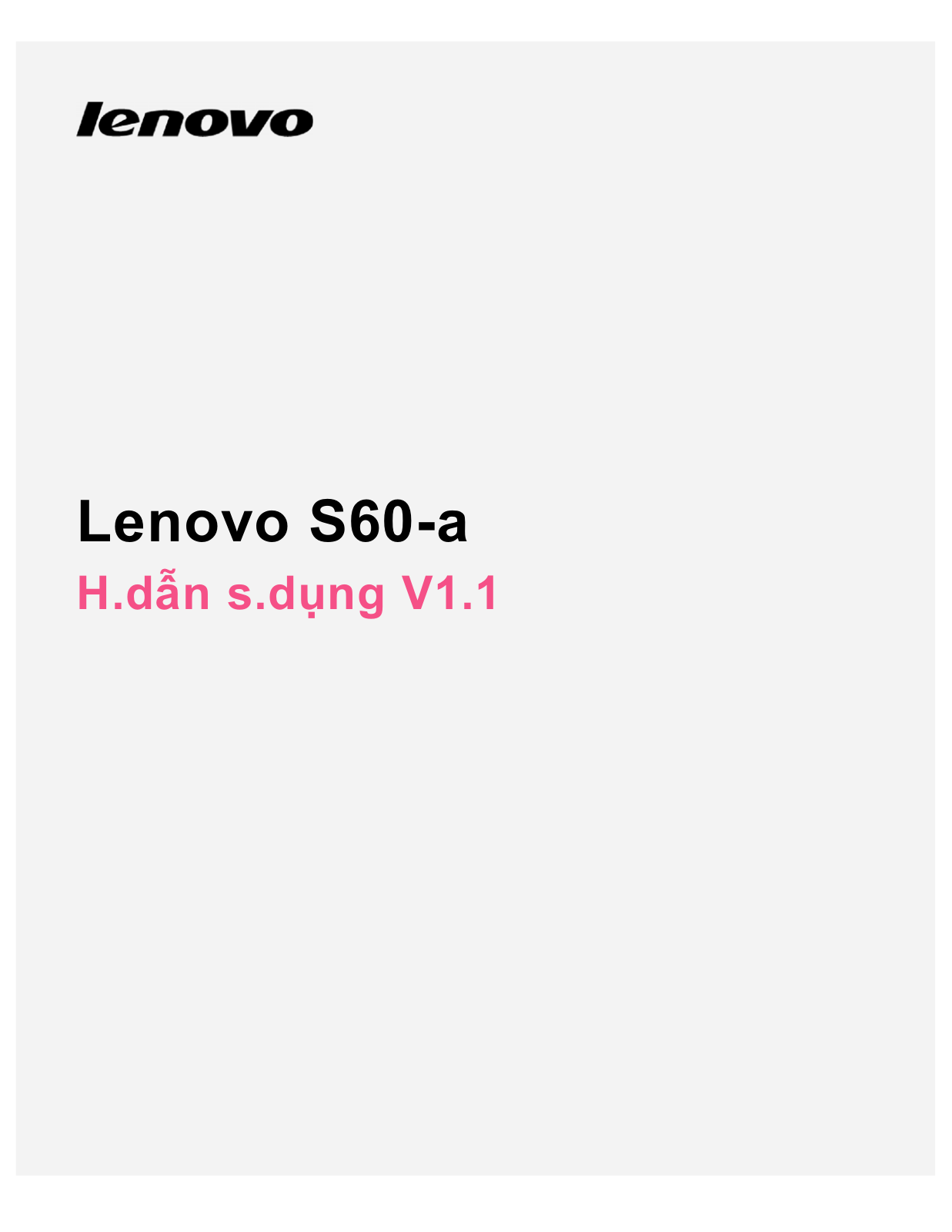 Lenovo S60-a User Guide