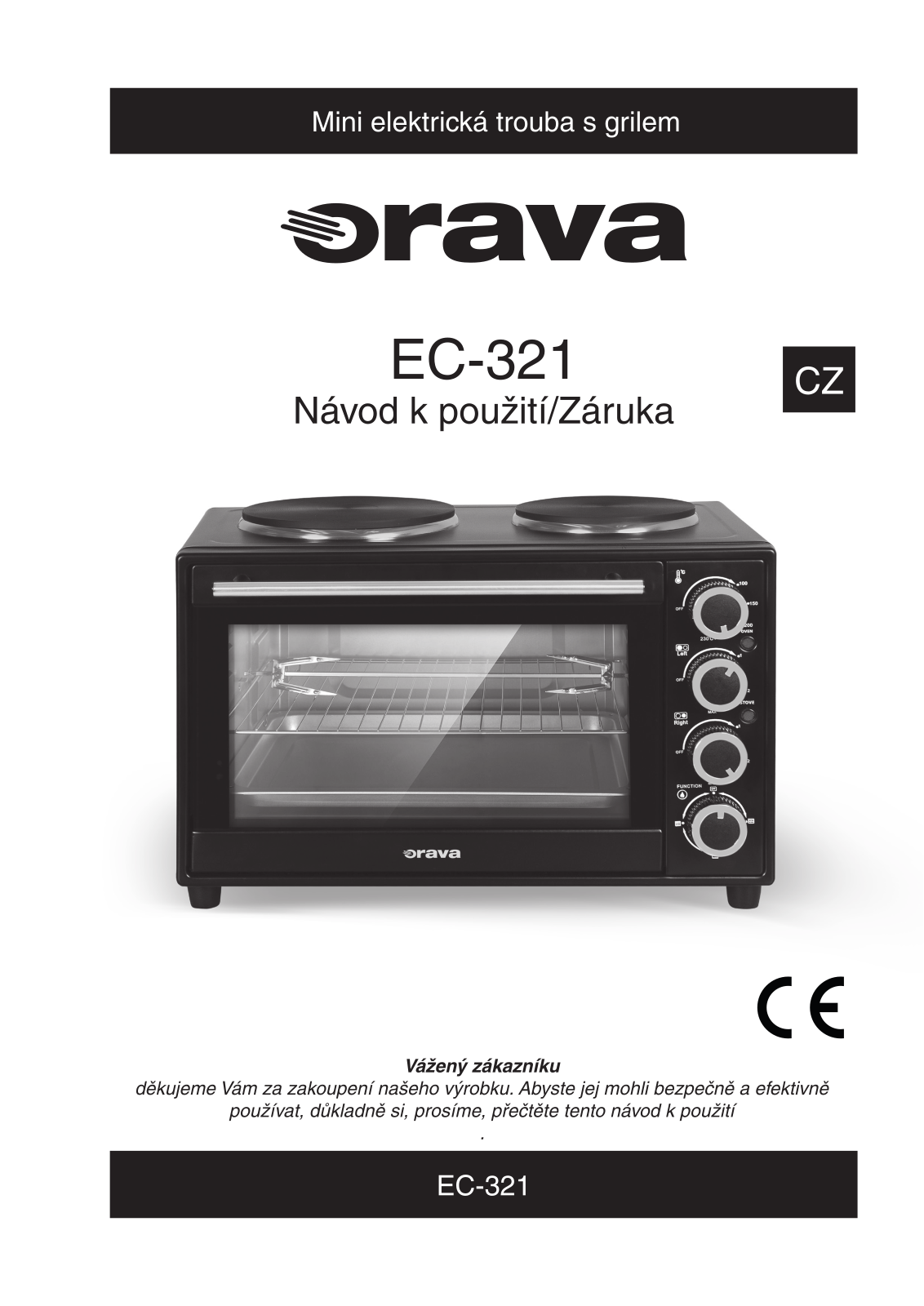 Orava EC-321 User Manual