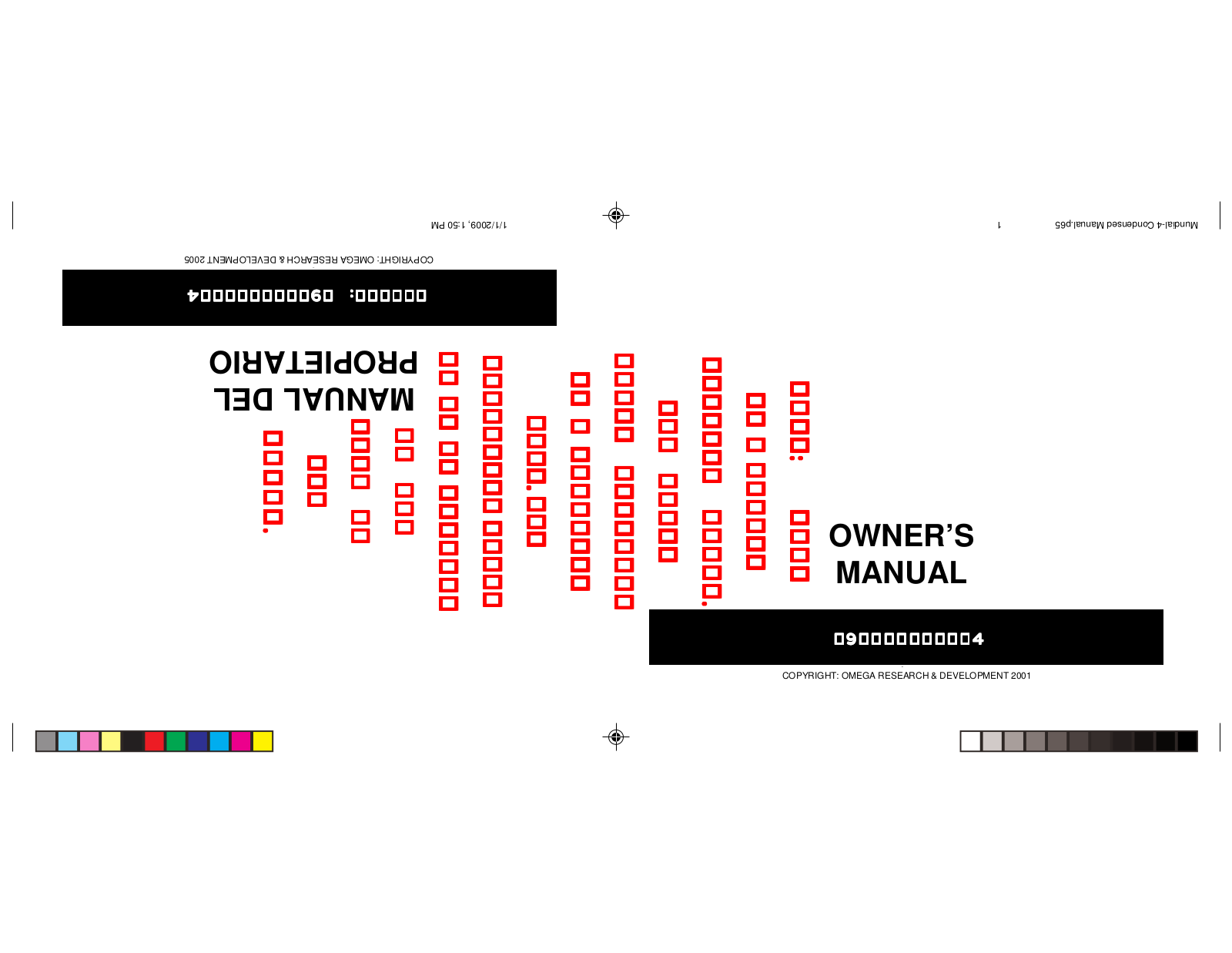 Omega K9-MUNDIAL-4 User's Manual