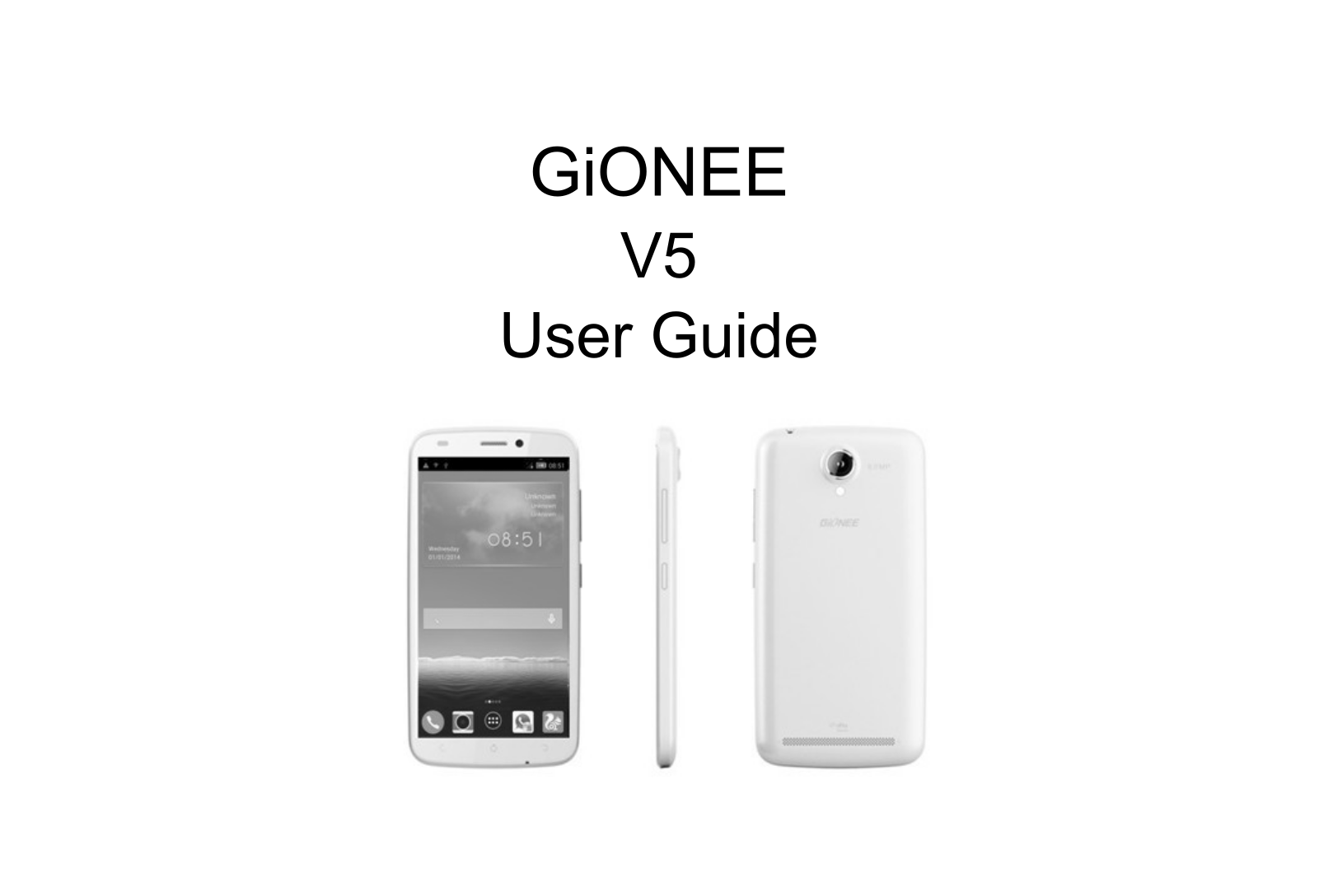 Gionee V5 User Manual