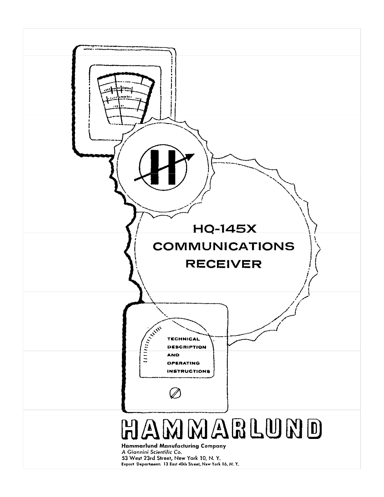 HAMMARLUND HQ-145x User Manual