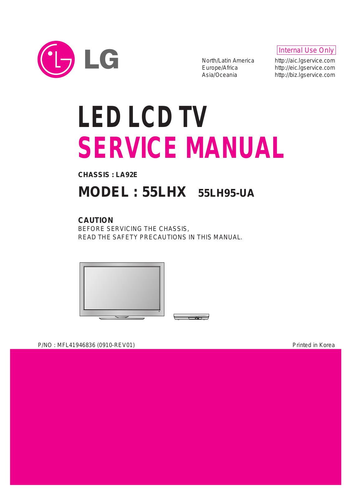 LG 55LHX Schematic