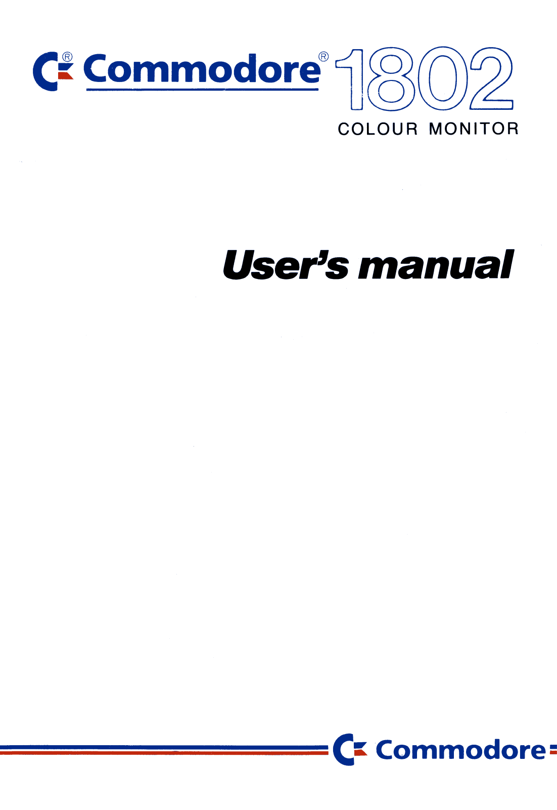 Commodore 1802 a - ManualMachine.com