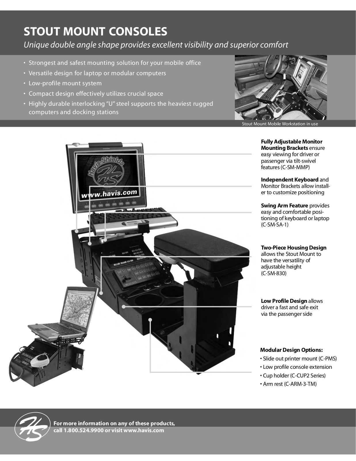 Havis-Shields C-SM-1225, C-SM-SA-1, C-SM-830, C-SM-800, C-SM-1200 User Manual