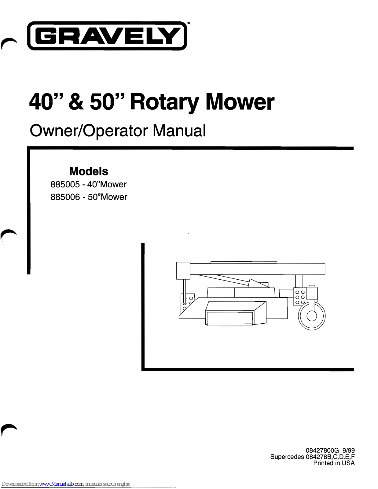 Gravely 885005 - 40