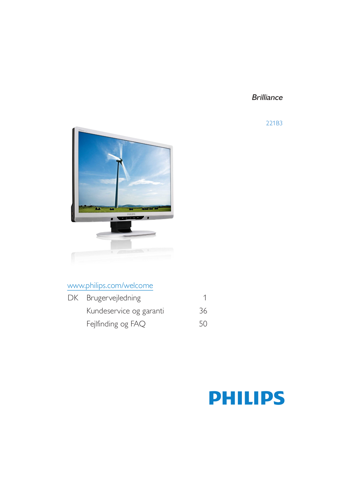 Philips 221B3 User Manual