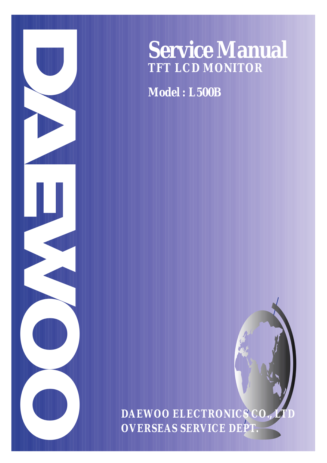 Daewoo L500B Service Manual