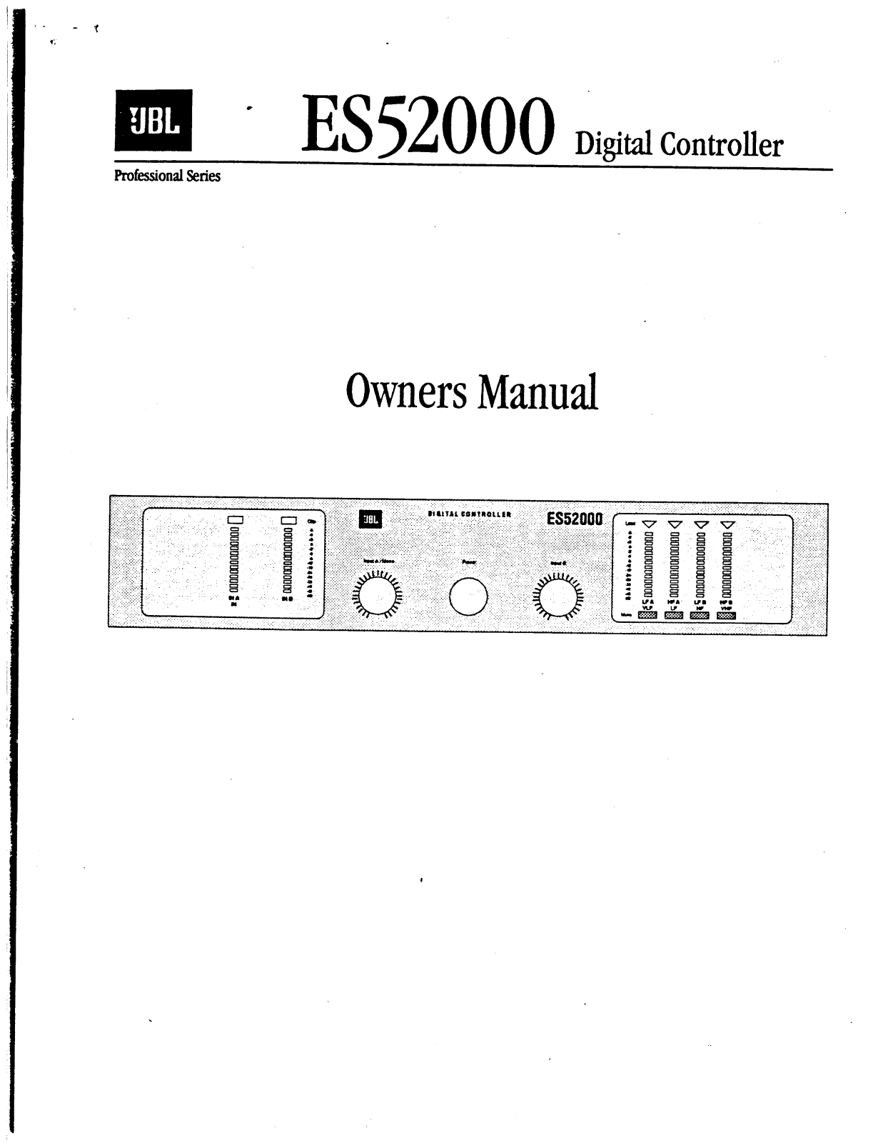 JBL ES-52000 Service manual