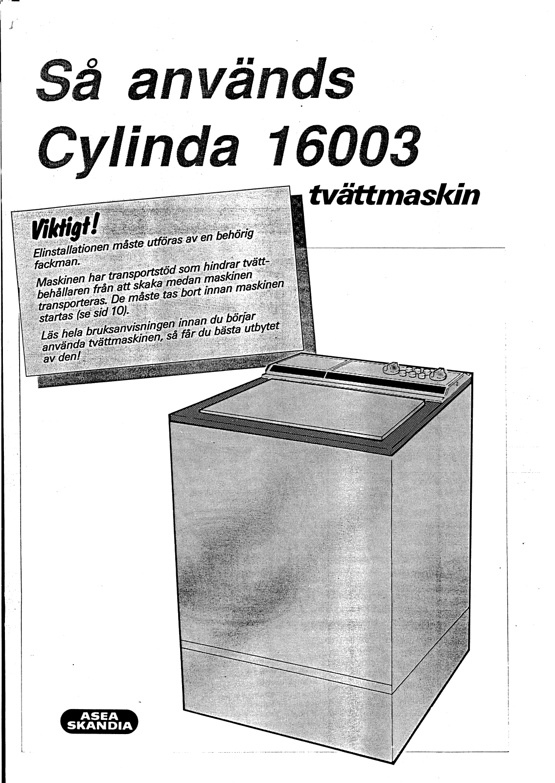 Cylinda 16003 User Manual