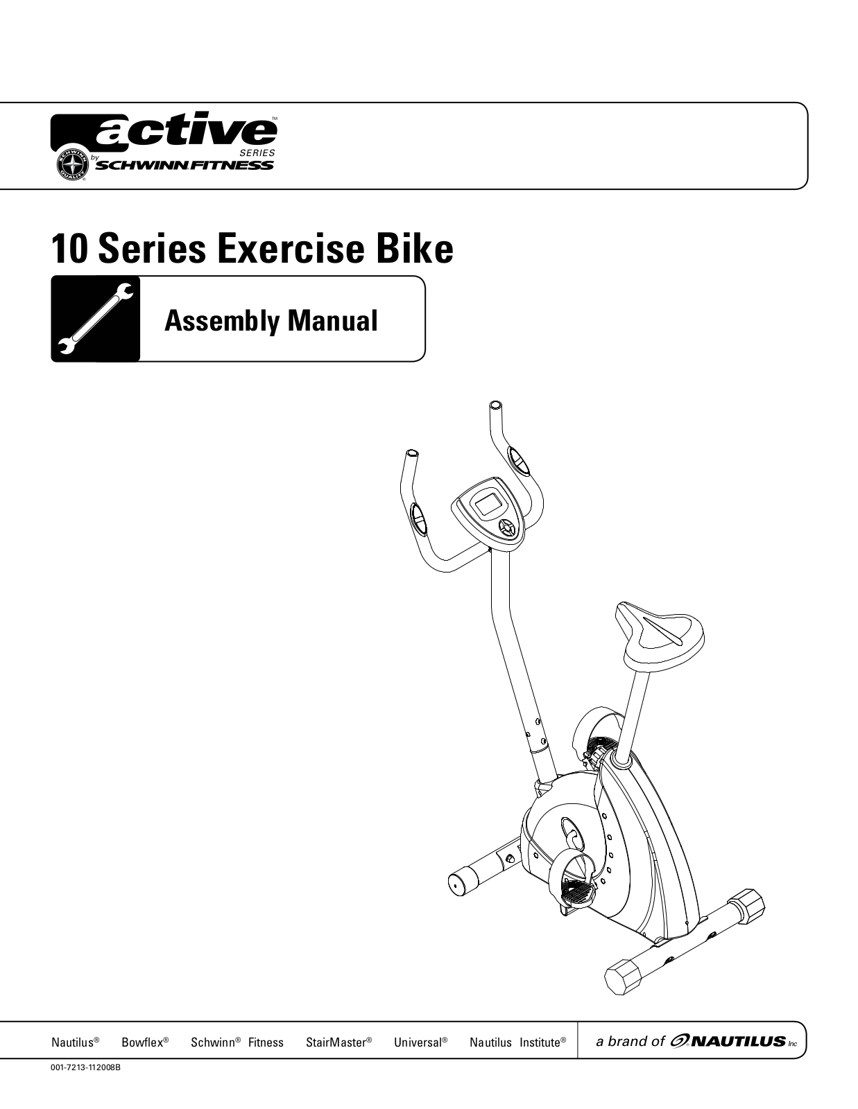 Schwinn 10 Series Bike Assembly Manual