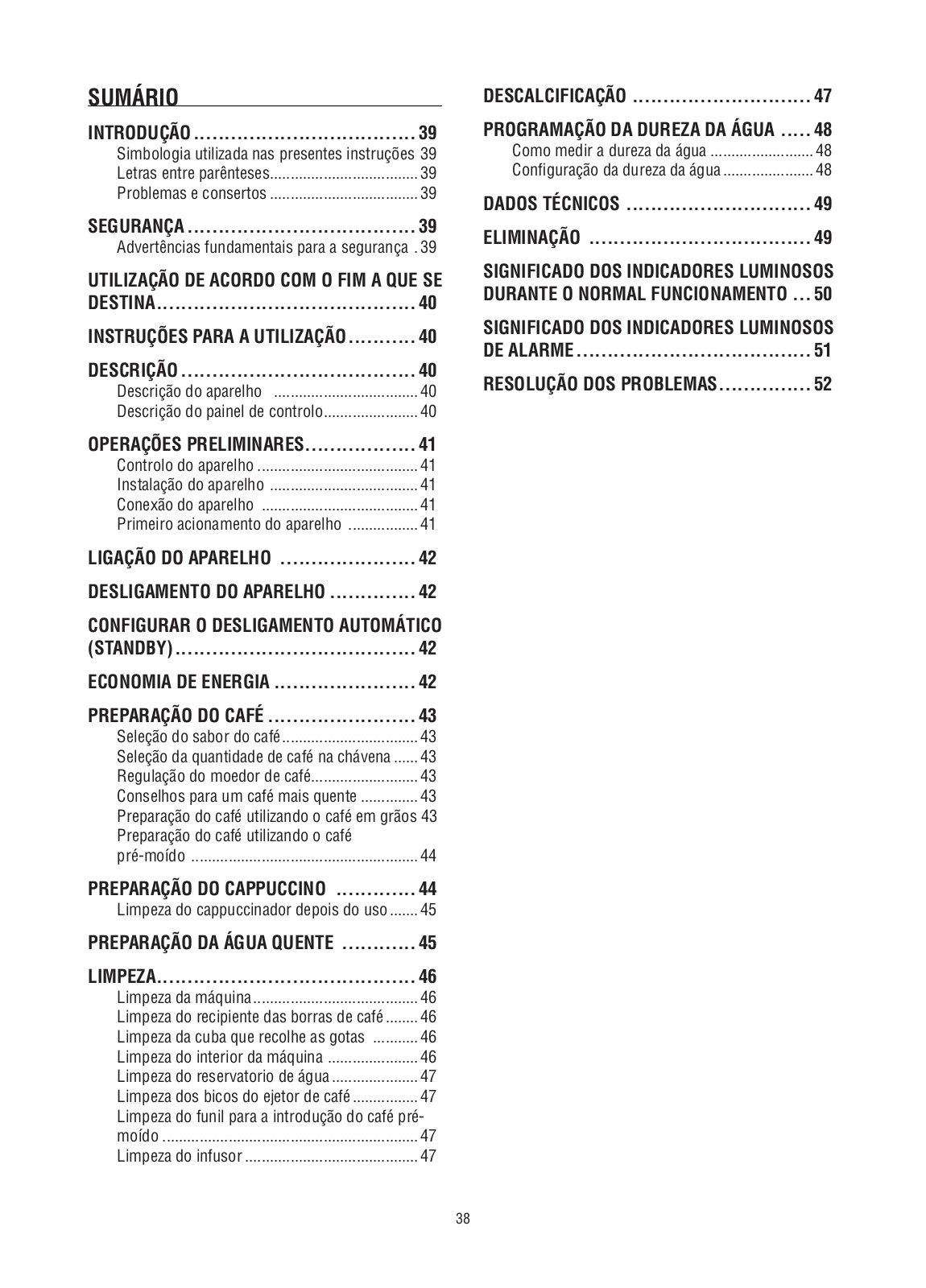 Delonghi ESAM02.110.SB Instruction manuals