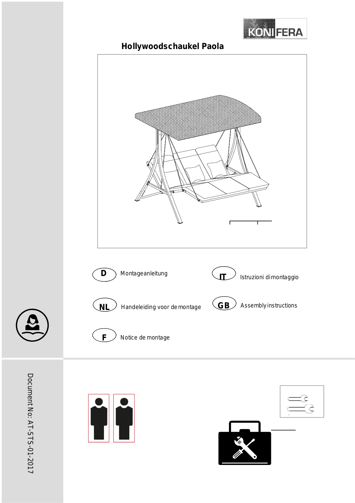 KONIFERA Paola Assembly instructions